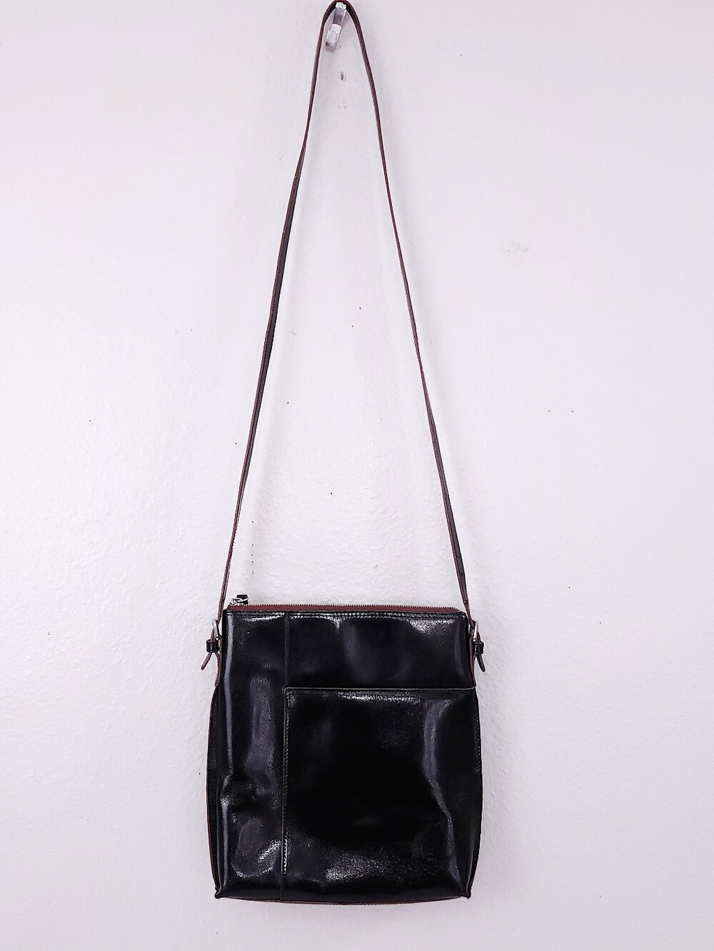 HOBO Alessa Crossbody Black Leather Purse